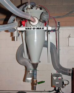 Vacuum conveying system for ecoFINISH