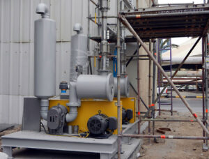 VAC-U-MAX vacuum pumps in Israeli desert near the Dead Sea.