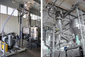 Figure 1: Vacuum Conveying System and Receiver