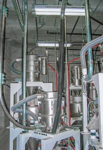 A continuous process system
