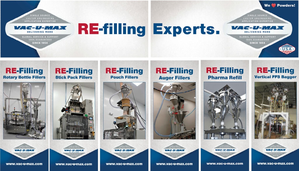 Pneumatic Conveying Systems for Packaging & Refill Applications