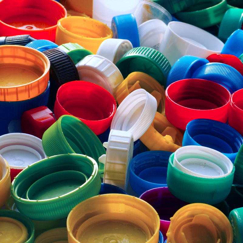 Conveying Systems for Plastic Caps, Corks and Closures